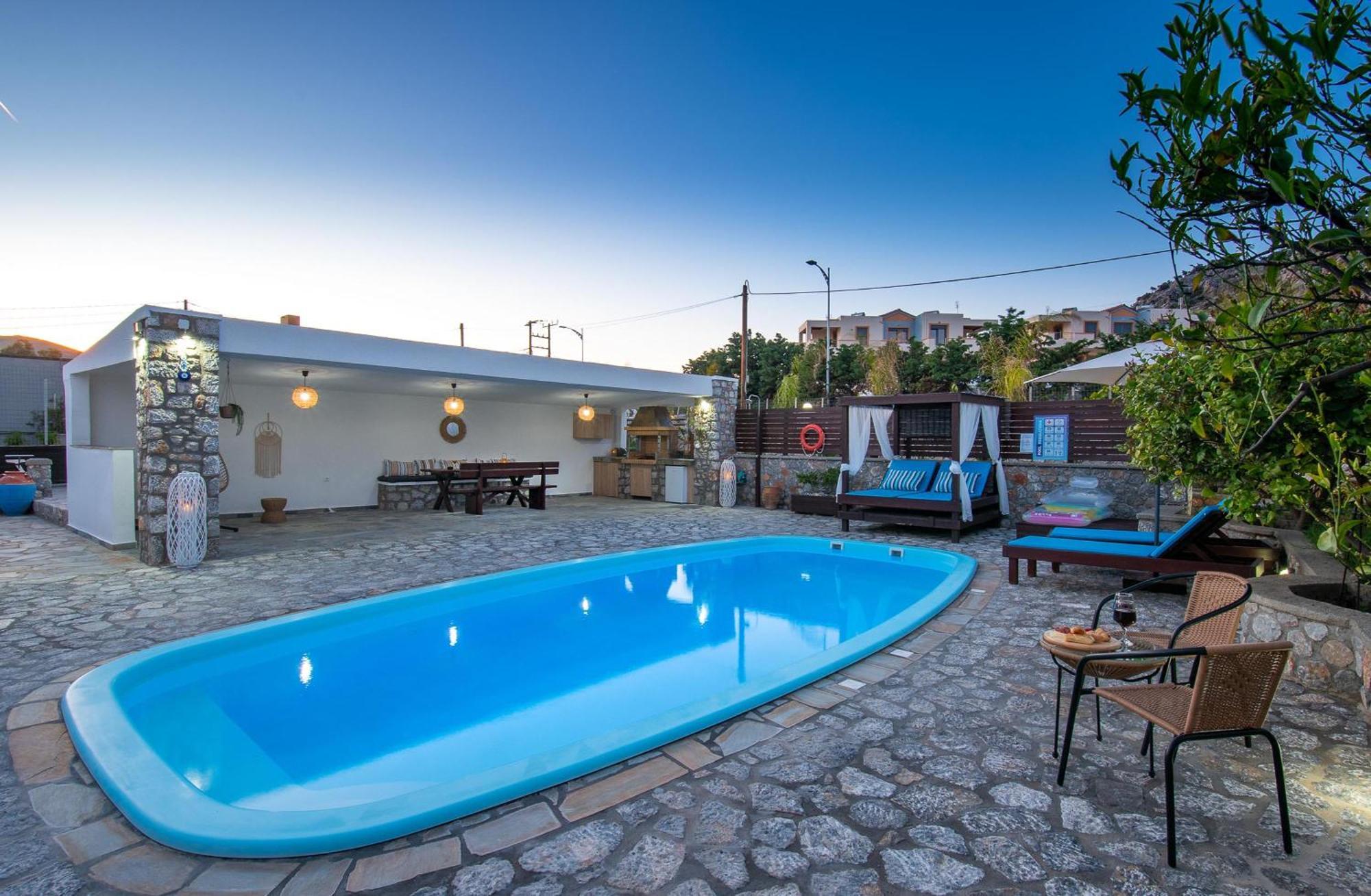 Maripaul Family Villa Лардос Екстериор снимка